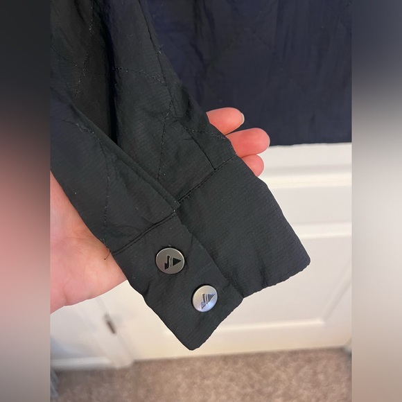 Strafe Men’s Long Sleeve Quilted Snap Up Shirt - Picture 5 of 6